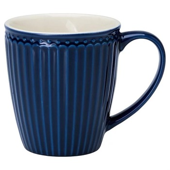 Чашка з ручкою 0,3 л, темно-синя Alice GreenGate