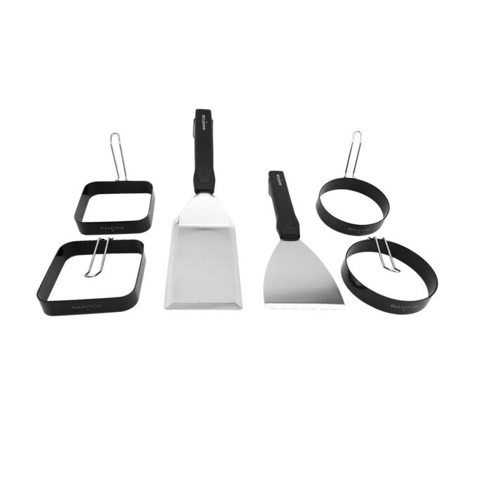 Набір лопаток і форм для приготуванні на грилі, 6 предметів, Santos