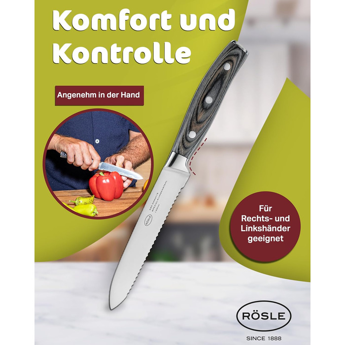 Ніж універсальний 13 см Wolfgrey Rosle