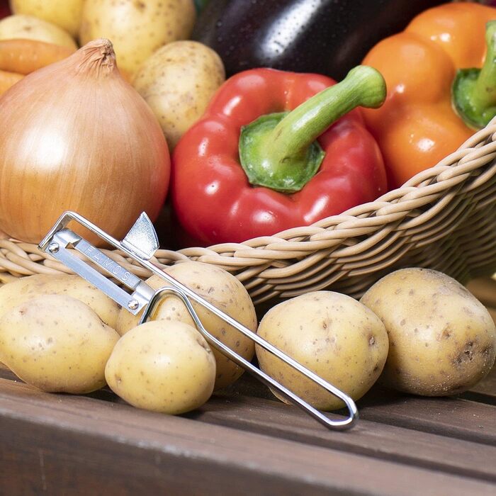 Картофелерис Westmark, с круглой перфорацией, длина 30 см, треугольник, серебристый, 61262260 (набор из нержавеющей стали)