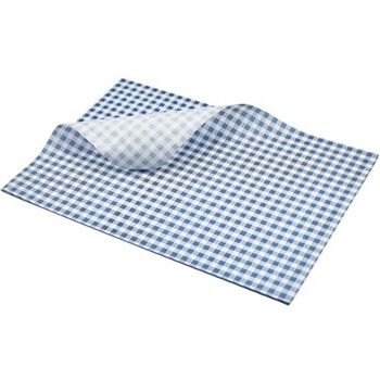 Жиронепроницаемая бумага 35х25 см, синяя клетка, 1 упаковка (1000 листов), GenWare