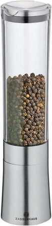 Млин для перцю Zassenhaus KP0000035636 Koblenz, нержавіюча сталь 18/8, 21 см