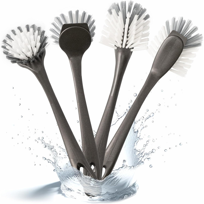 Щітка для миття посуду 4 шт. чорний Hausfelder