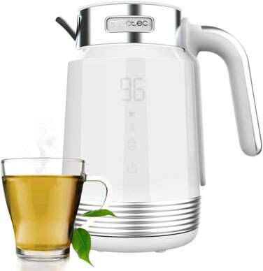 Чайник электрический 2200 Вт 1,7 л белый ThermoSense 600 Touch Cecotec