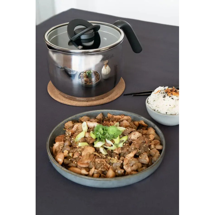 Tefal Мультиструга Opti Space, 2.5л, нержавеющая сталь, бакелит