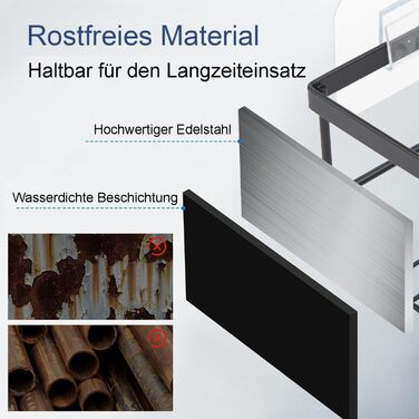 Полка для душа 3 в 1, нержавеющая сталь RUIHANDA