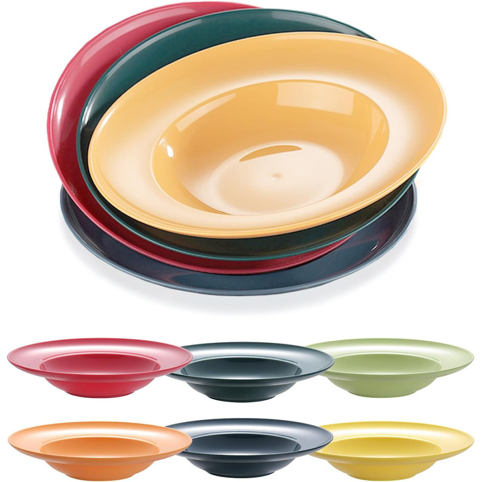 Тарілки для пасти 6 шт 23 см imposyu