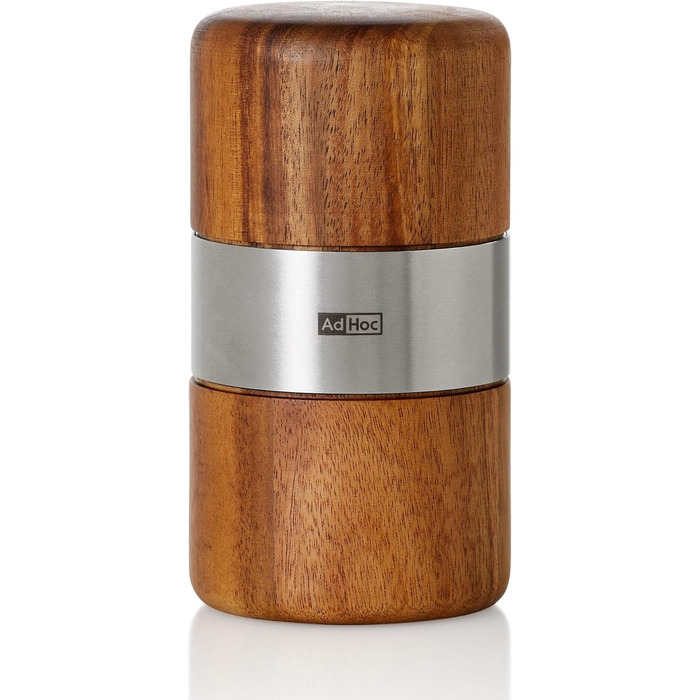Млин для мускатних горіхів, 11,3 см, дерево/нержавіюча сталь AdHoc