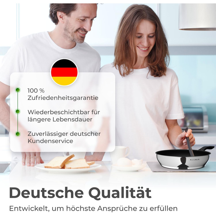 Професійна сковорода 24 см Klamer