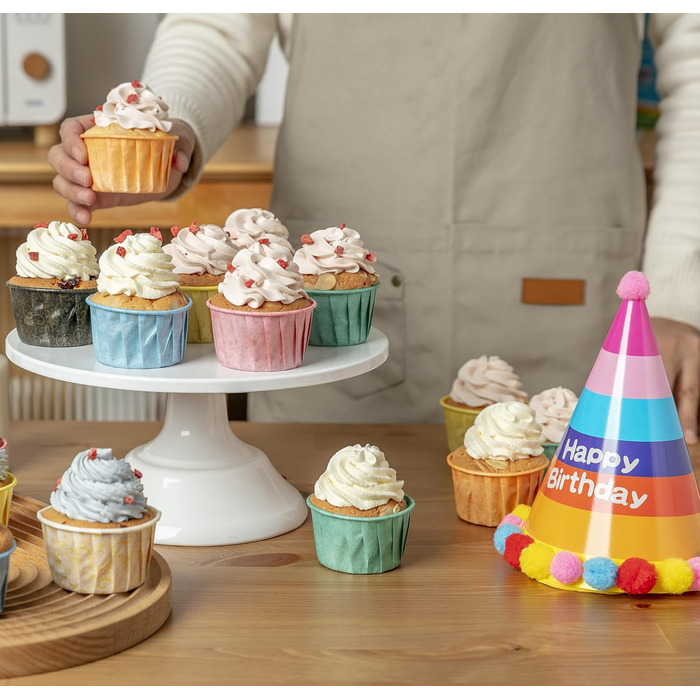 Набір з 160 паперових формочок для мафінів, різнокольоровий Katbite