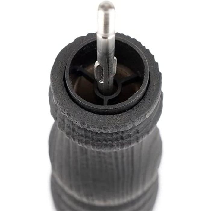 Подарочный набор Line - Мельница для перца Мельница для соли 12 см Воронка для специй - Классическая регулировка помола - Алюминий Сертифицированная PEFC древесина - Карбоновые краски (Paris Nature)