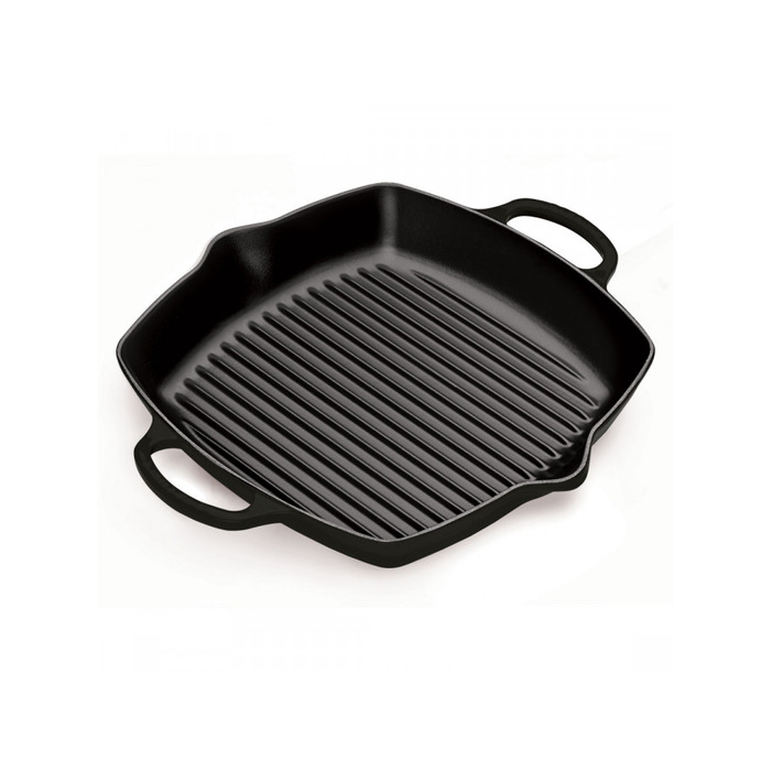 Сковорода гриль квадратна 30 см чорна Le Creuset