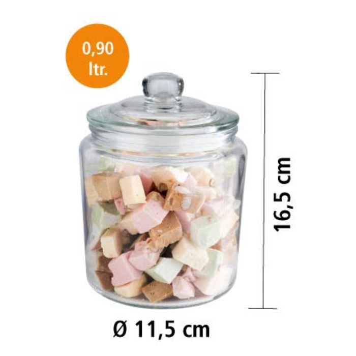 Банка для зберігання 0,9 л з кришкою Classic APS