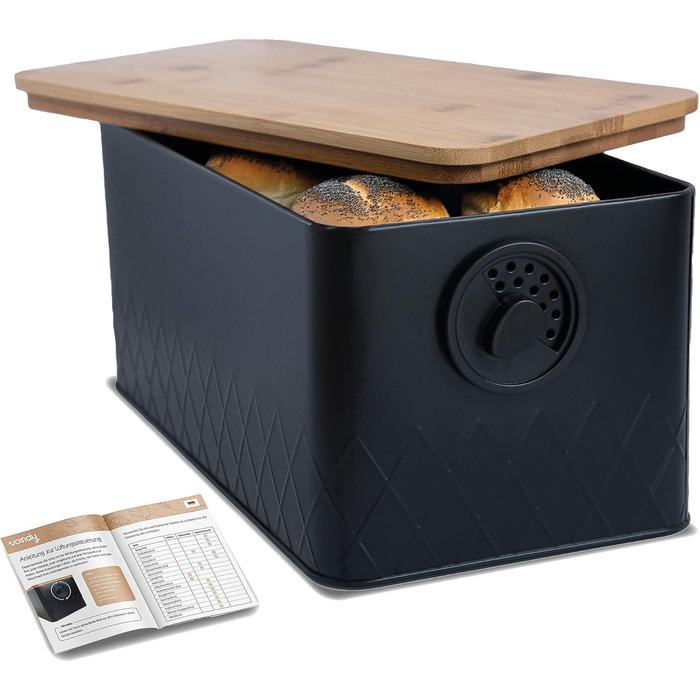 Хлібница 33 х 18 х 16 см Vondy