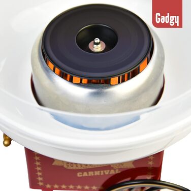 Машина для цукрової вати Gadgy для дому - Машина для цукрової вати для цукру або цукерок - Машина для цукрової вати - Цукрова вата для дитячих свят, днів народження та вечірок - (Жовта)