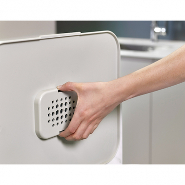 Контейнер для сміття з двома баками 60 л, білий Totem Pop Joseph Joseph