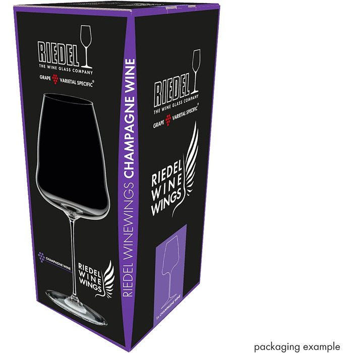 Келих для вина Riedel Winewings/Shiraz, прозорий, (шампанське)