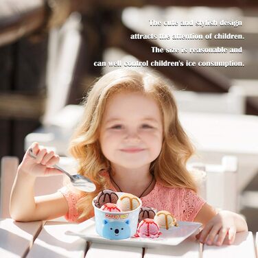 Набір паперові стаканчики для морозива 100 шт. 120 мл Ltsbaed