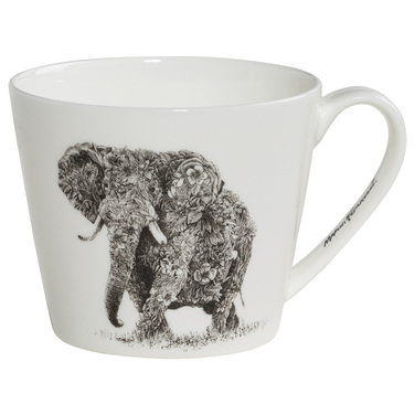 Кухоль для чаю Maxwell Williams Elephant MARINI FERLAZZO, фарфор, 13 х 10,5 х 8,5 см, 450 мл