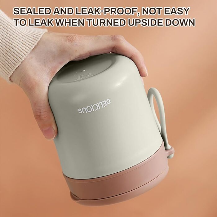 Термоконтейнер 425 мл одношаровий зелений Generic