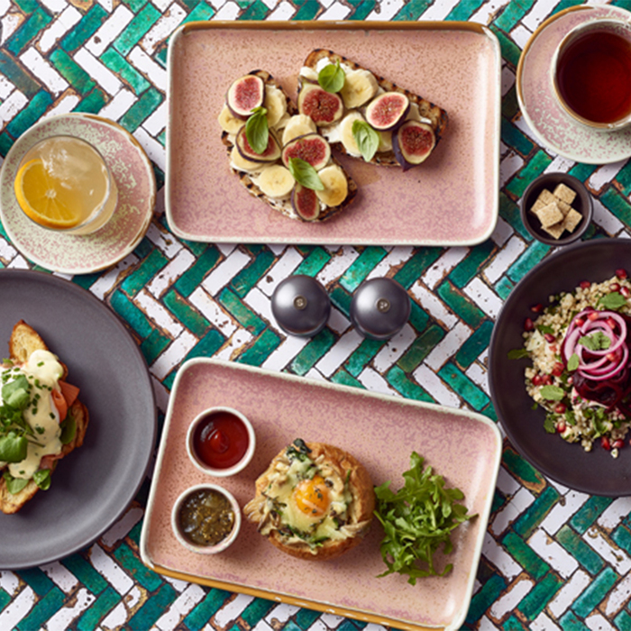 Блюдо прямоугольное 30х20 см, Terra Porcelain Rose Pink, GenWare