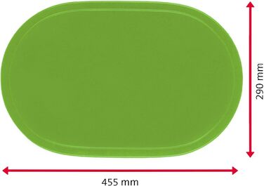 Килимки/килимки Westmark, 4 шт. и, 45,5 x 29 см, вініл, синій/ Saleen Edition Fun (зелений)