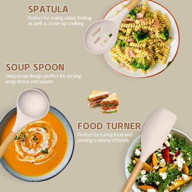Набір кухонного приладдя, термостійкий силікон, 24 предмета Umite Chef