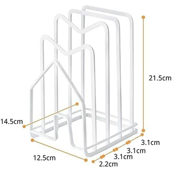 Металлическая стойка для разделочной доски 12,5 x 14,5 x 21,5 см LINFIDITE
