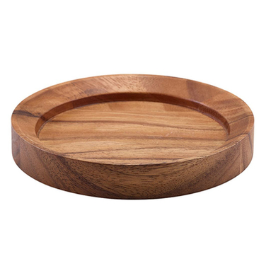 Дошка для подачі 17 см, кругла, акація, GenWare