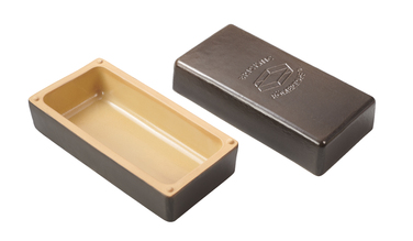 Ємність для запікання в формі цегли для барбекю, чорний, BLACK EDITION Römertopf