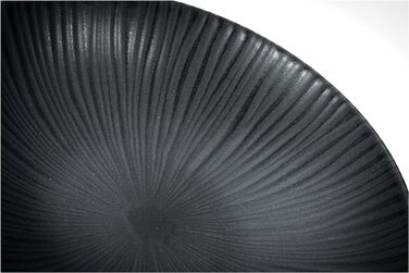 Набір тарілок на 4 персони, 12 предметів, Vesuvio Black Creatable