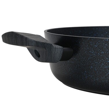 Сотейник Fissman зі скляною кришкою FERRO 26x7,5 см 3,49 л алюміній з антипригарним покриттям (14526)