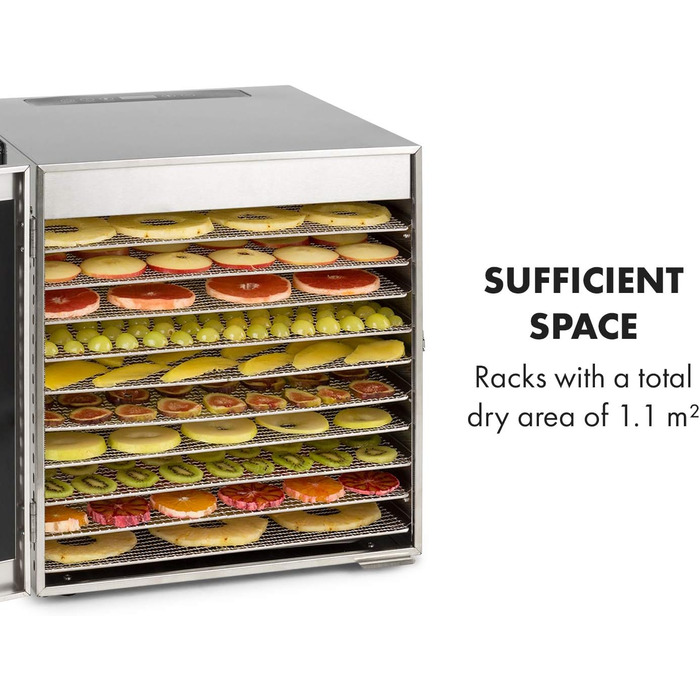 Дегідратор на 10 полок, 1000 Вт  Captain Jerky 110 Klarstein