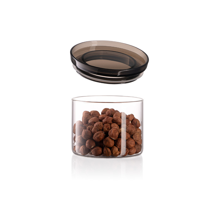 ARDESTO Storage Jar Fresh, 380мл, стекло, пластик, прозрачный