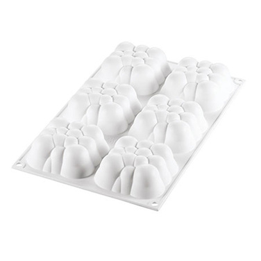 CLOUD 120 Форма силіконова 71 x 71 h 34 mm, 120 ml x 6  (1 форма)