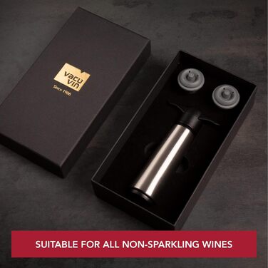 Вакуумная помпа для вина с пробками, набор 3 предмета Wine Saver Vacu Vin