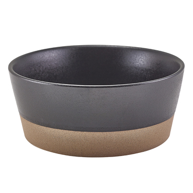 Салатник 720 мл, 15.5 см, чорний, Kava Black Stoneware, GenWare