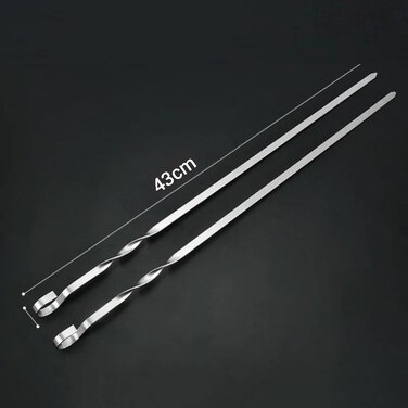 Набір шампурів 10 шт у чохлі, нержавіюча сталь GRILLI