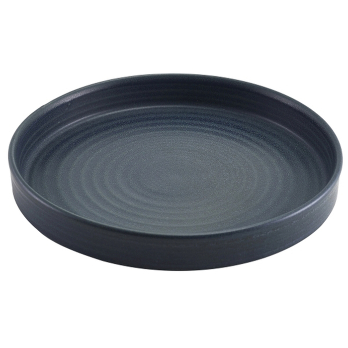 Тарілка з бортом, 21*2,9 см, презентаційна, Terra Stoneware Antigo Denim, GenWare