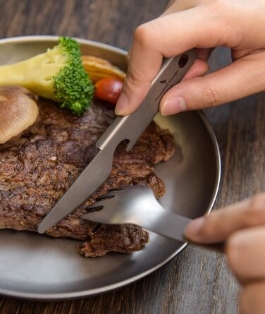 Титановий набір столових приборів iBasingo