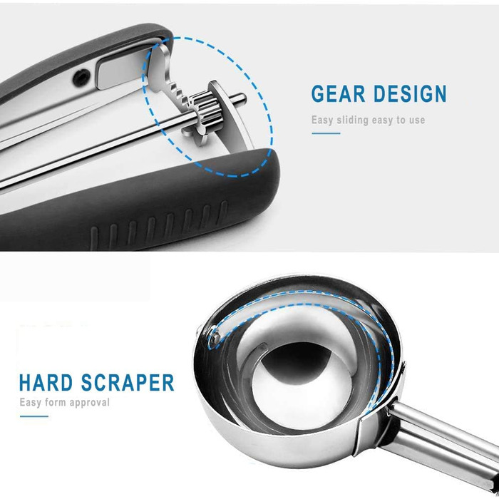 Ложка для морозива 19 см TELANKS