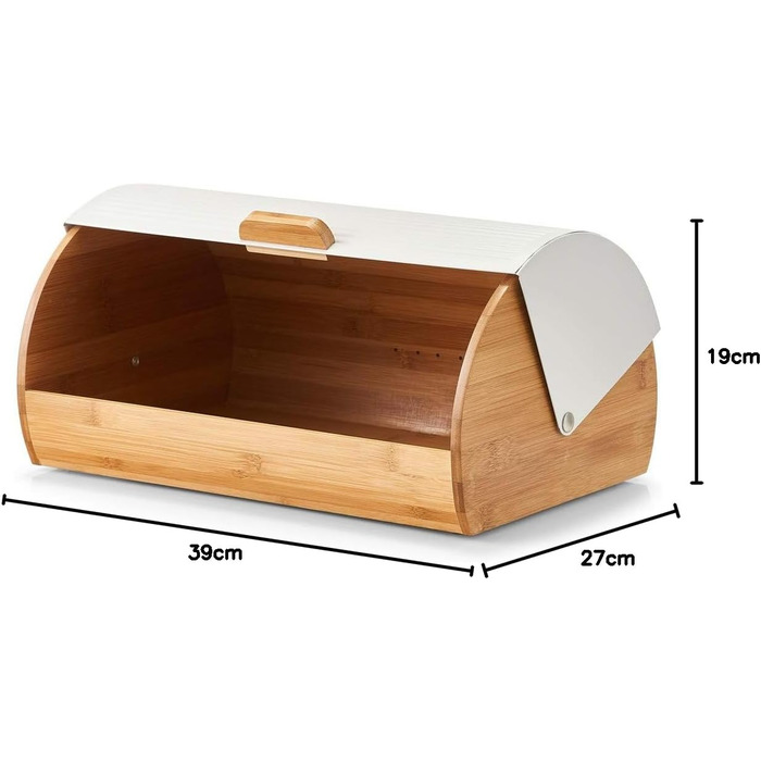 Хлібниця 39 x 27 x 19 см білий Zeller