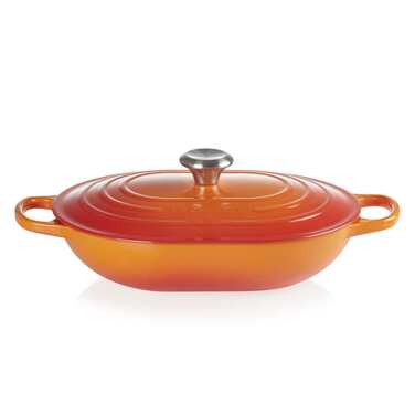 Жаровня 31 см овальна Oblong Flame Le Creuset