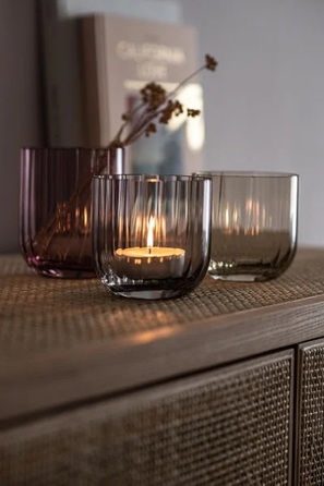 Свічник 10 см графітовий Dialogue Zwiesel Glas