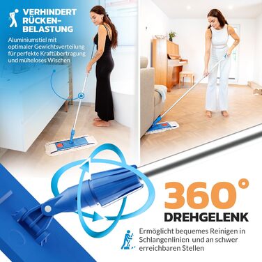 Преміальна бавовняна швабра 150 см VIOVIE