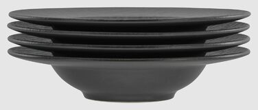 Серія Slate чорний, набір посуду, 16 предметів (набір тарілок 4 шт. и), 20539
