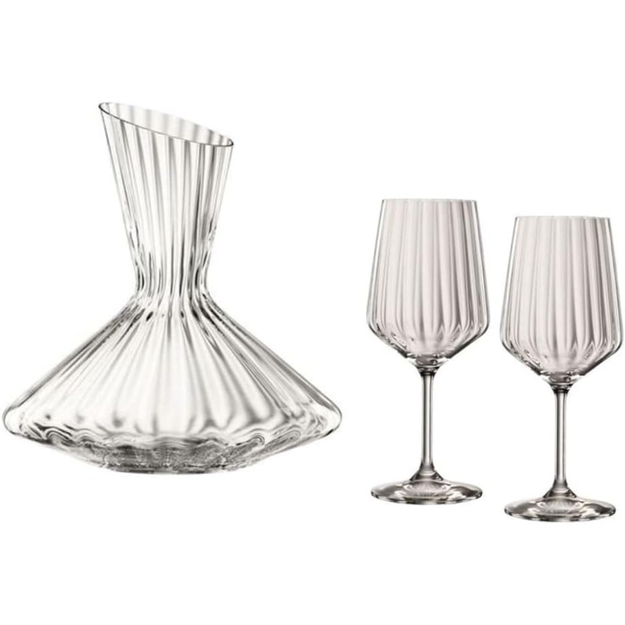 Набор из 4 бокалов для белого вина, хрустальный бокал, 440 мл, Spiegelau LifeStyle, 4450172 (набор графинов)