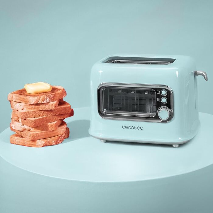 Тостер синій 700 Вт Cecotec