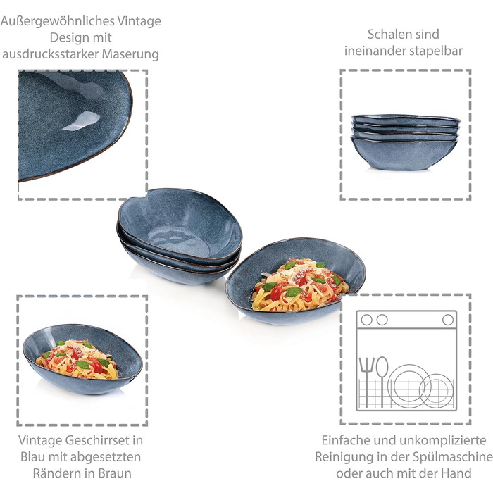 Столовий сервіз 12 предметів на 4 персони Sänger