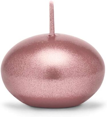 Плаваючі свічки 50 шт. 40 мм. рожеве золото Deko Haus